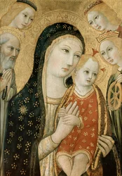 Madonna and Child with SS. Dominic and Catherine of Alexandria